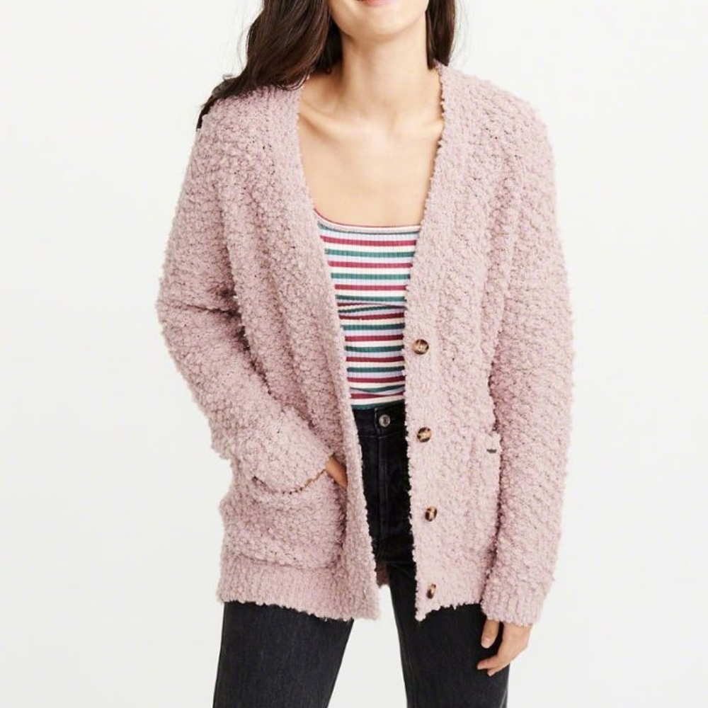 Abercrombie & Fitch Boucle Cardigan